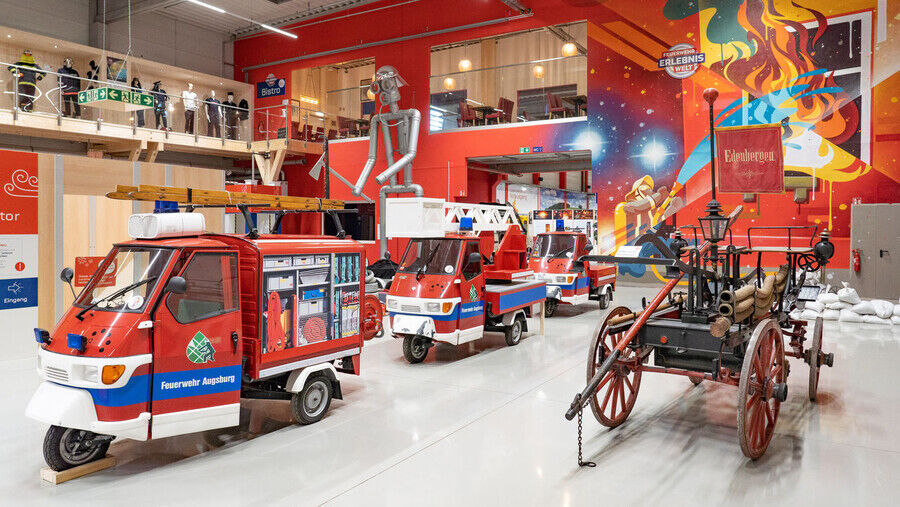 Feuerwehr Erlebniswelt“ in Augsburg: Neues Mitmach-Museum zeigt