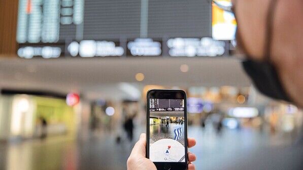 Orientierung am Terminal: Der Flughafen Zürich ist Pionier bei der Indoor-Navigation.