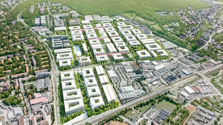Großes Areal: 54 Hektar werden in Erlangen in einen großen Campus verwandelt.