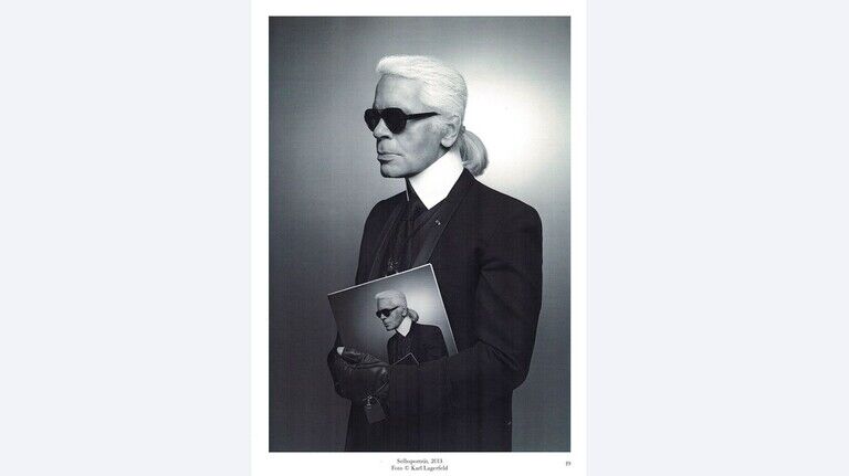 Lagerfeld-Foto: Selbstporträt, 2013.