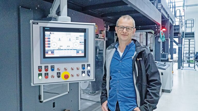 Experte: Ingenieur Karl Ruhland leitet das Digitaldruckprojekt von BHS Corrugated.