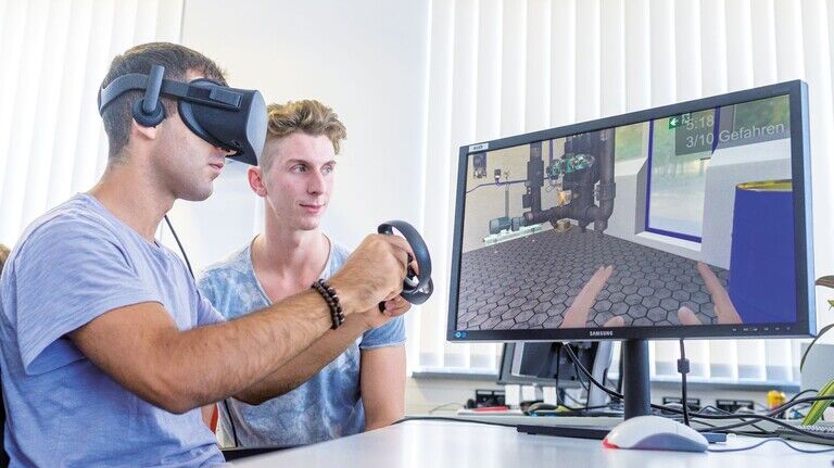 Schulung: Die Sicherheitseinweisung eines Chemiewerks kann man auch in der virtuellen Realität eines Computerspiels absolvieren.
