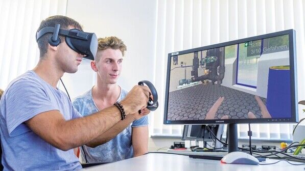 Schulung: Die Sicherheitseinweisung eines Chemiewerks kann man auch in der virtuellen Realität eines Computerspiels absolvieren.