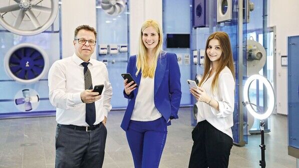 Sie schufen eine Arbeitgebermarke der besonderen Art: Rainer Grill, Rebecca Amlung und Sophie Grill (von links).