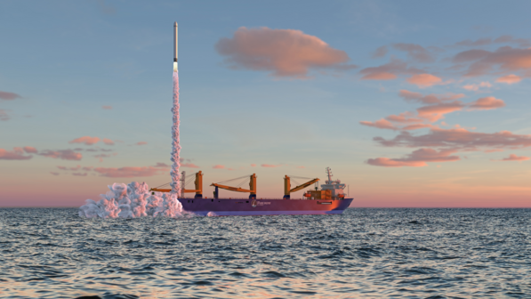 Himmelsstürmer: Im April 2024 soll die erste Rakete von der Nordsee aus ins All fliegen – in deutschen Hoheitsgewässern.