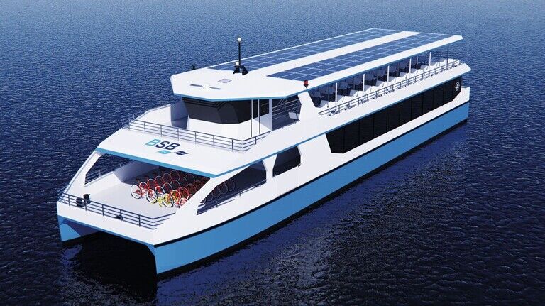 Innovativ: Für den Bodensee baut Ostseestaal ein Fahrgastschiff mit neuartigen Solarmodulen für rund 300 Personen.