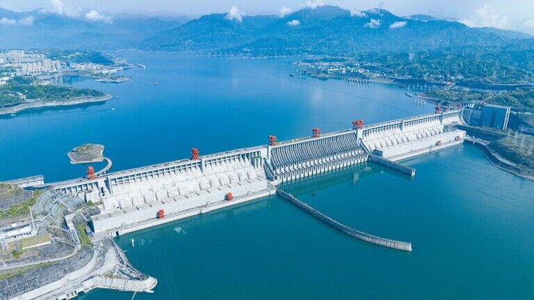 Drei-Schluchten-Staudamm in China: Hier sind Anlagen von Voith Hydro verbaut.