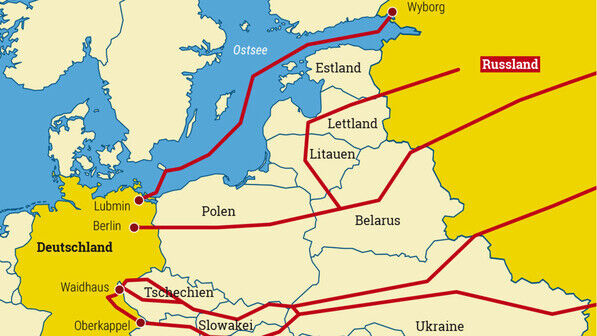 Landleitungen für Erdgas: Sie führen vom Osten direkt in den Freistaat, verteilen von da aus das Gas in den Rest der Republik.