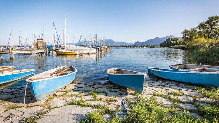 Chiemsee: 16 Fischerfamilien gibt es heute noch an Bayerns größtem See. Fischfang hat hier lange Tradition.
