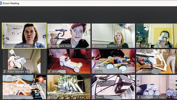 Diesmal digital: Der Austausch der Jugendlichen lief über das Videokonferenz-Tool Zoom.
