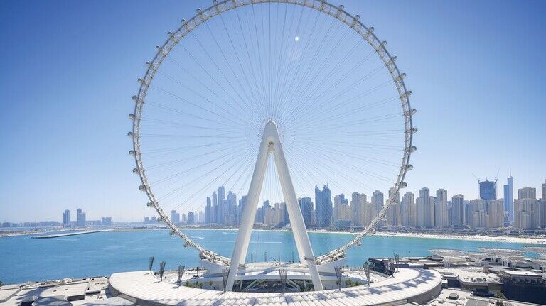 Im Oktober eröffnet: Das weltgrößte Riesenrad auf einer Insel vor Dubai.