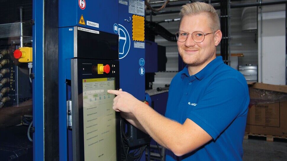 Stefan Herz (30) ist Schichtkoordinator in der Gießerei von Ziehl-Abegg in Künzelsau, einem Hersteller von Industrieventilatoren.