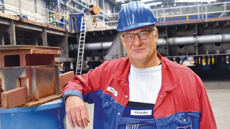 Alter Hase: Roland Kowalke machte Anfang der 80er Jahre eine Lehre als Schiffbauer.
