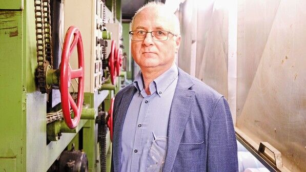 30 Jahre im Betrieb: Reinhold Sicken sorgt dafür, dass die Produktion rundläuft. 